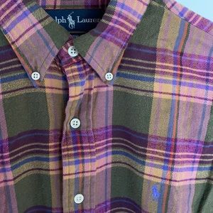Very mid-aughts RL Polo flannel button-down